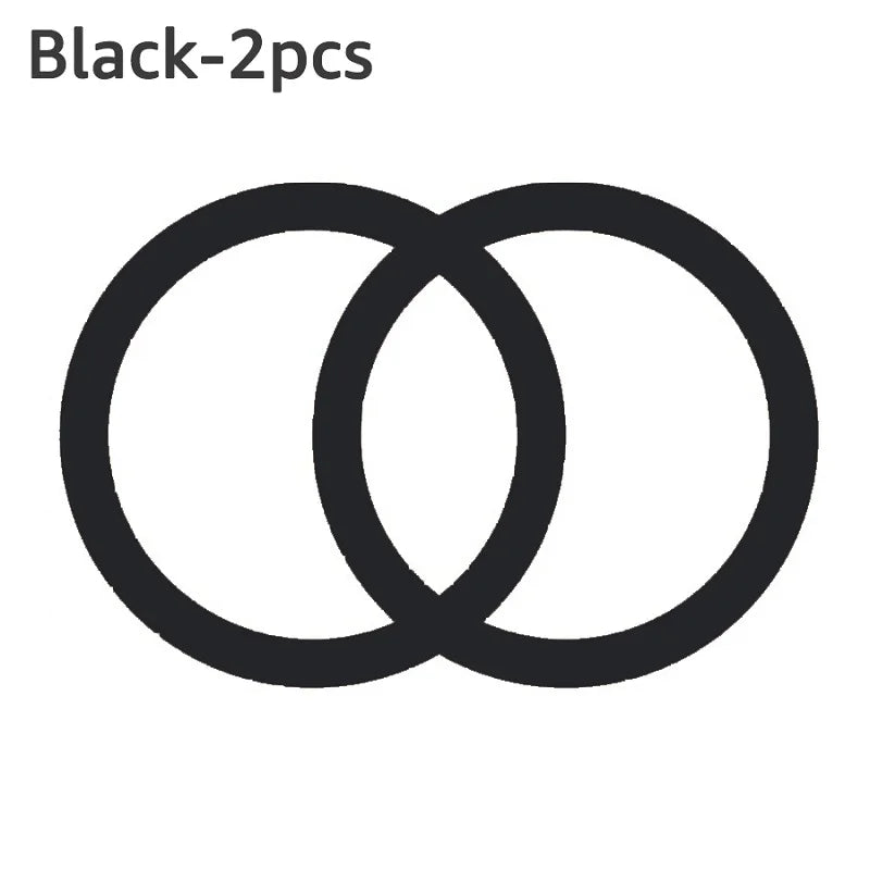 2-Pack MagSafe Magnetic Ring Plate — Universal Metal Sticker for Wireless Charging & Car Mount Holder