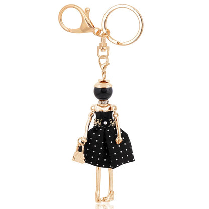 Trendy Women’s Metal Charm Keychain 2026 – Cute Statement Bag Pendant Jewelry Gift for Ladies