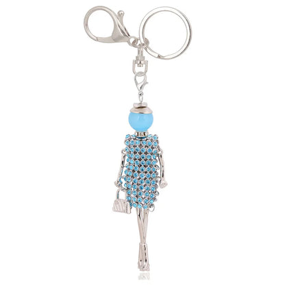 Trendy Women’s Metal Charm Keychain 2026 – Cute Statement Bag Pendant Jewelry Gift for Ladies