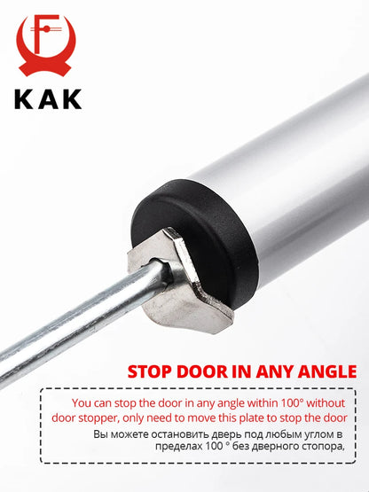 KAK Soft Closing Automatic Door Closer – 35KG Pneumatic Adjustable Speed Door Stop & Protective Holder Hardware