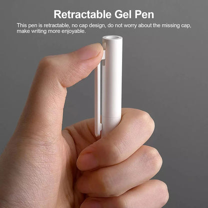 Original Xiaomi Mi Gel Pen 0.5mm Black Refill - Smooth MIKRON Nib - Swiss Technology with Japanese Ink - OEM Blue Refills