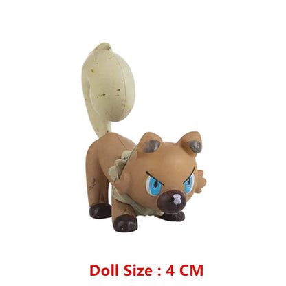 Pokemon 4-13cm Anime Figures – Pikachu, Mewtwo, Charmander, Blastoise Action Model Toy Gifts