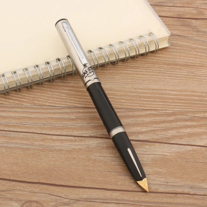 HERO 240 Stainless Steel Fountain Pen — Retro Aircraft Duckbill Nib, Ink Pen for School, Office & Student Gifts