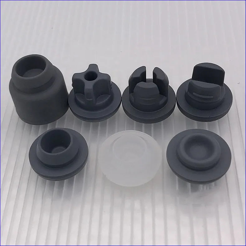 100pcs Glass Vials with Rubber Stopper & Flip-Off Caps – 2ml, 3ml, 5ml, 10ml Aluminum Bottles