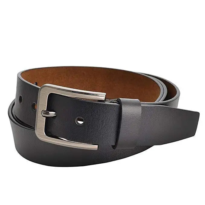 CEXIKA 2024 Men’s Genuine Leather Belt – Luxury Designer Waist Belt (140-170cm, High Quality Split Leather)