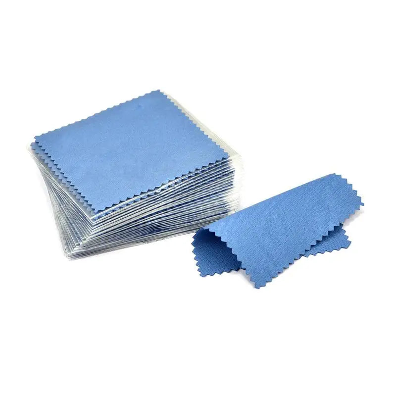 Silver Polishing Cloth – 8x8cm Reusable Jewelry Cleaning Wipes (10/50PCS) Anti-Tarnish