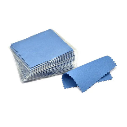 Silver Polishing Cloth – 8x8cm Reusable Jewelry Cleaning Wipes (10/50PCS) Anti-Tarnish