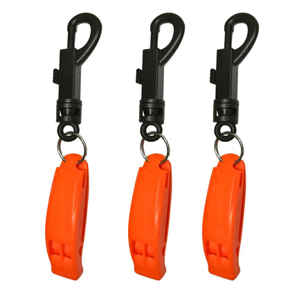 Safety Whistle with Clip – Outdoor Emergency Signal for Boating, Hiking, Camping, & Scuba Diving