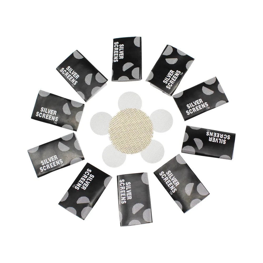 100pcs Stainless Steel Gold Hookah Screens – 20mm Thick Tobacco Water Pipe Filters, Multifunctional Smoking Accessories