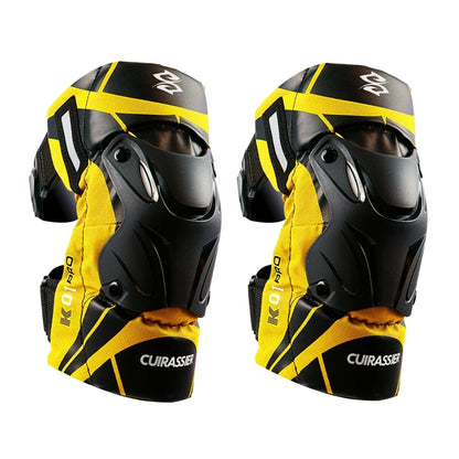 Cuirassier Motorcycle Knee Pads - Reflective Motocross MX Protective Guards Racing Leg Protection Gear