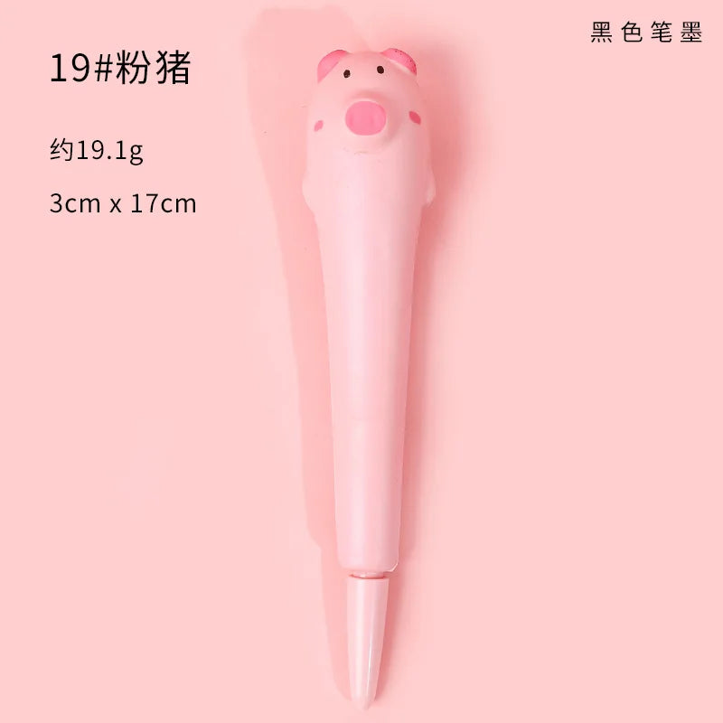 Cute Kawaii Slow-Rebound Gel Pen – Soft Sponge Stress Relief Pen for School, Office, and Creative Stationery