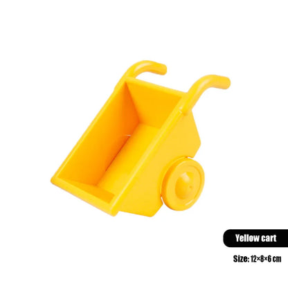 New Large Building Blocks Toys – Cartoon Princess Carriage, Car & Airplane Vehicle Models, Big Bricks Gift for Kids