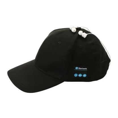 Bluetooth 5.0 Headphone Baseball Cap - Wireless Stereo Earphones with Mic for Outdoor Use