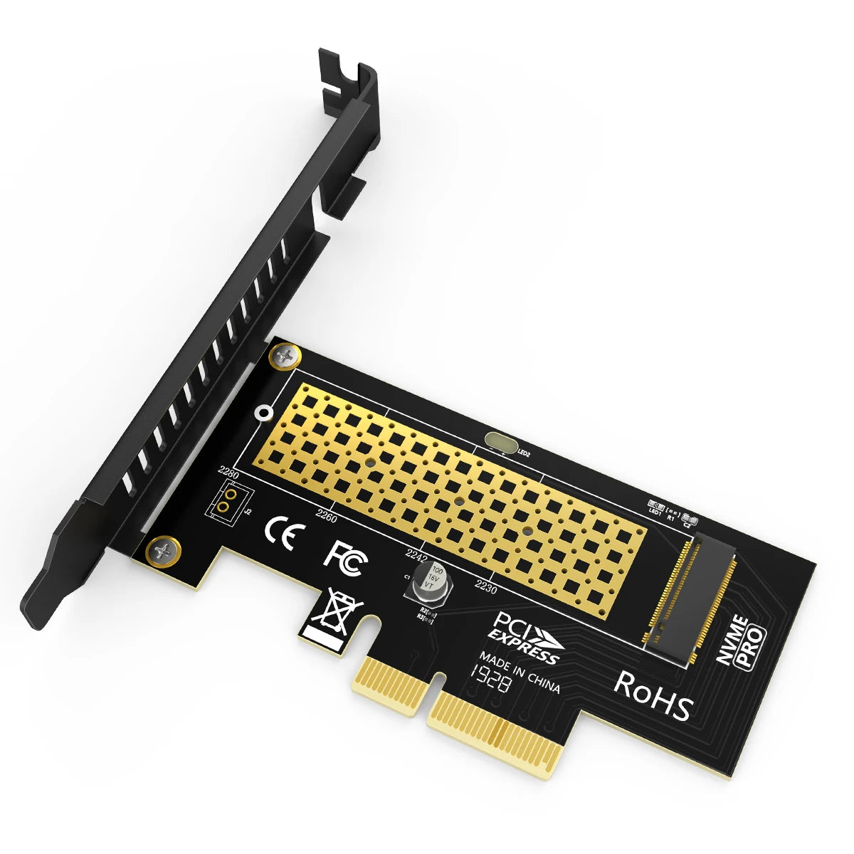 ZoeRax NVME Pro Adapter - M.2 NVME SSD to PCIe 4.0 Adapter Card for PC & Video Card