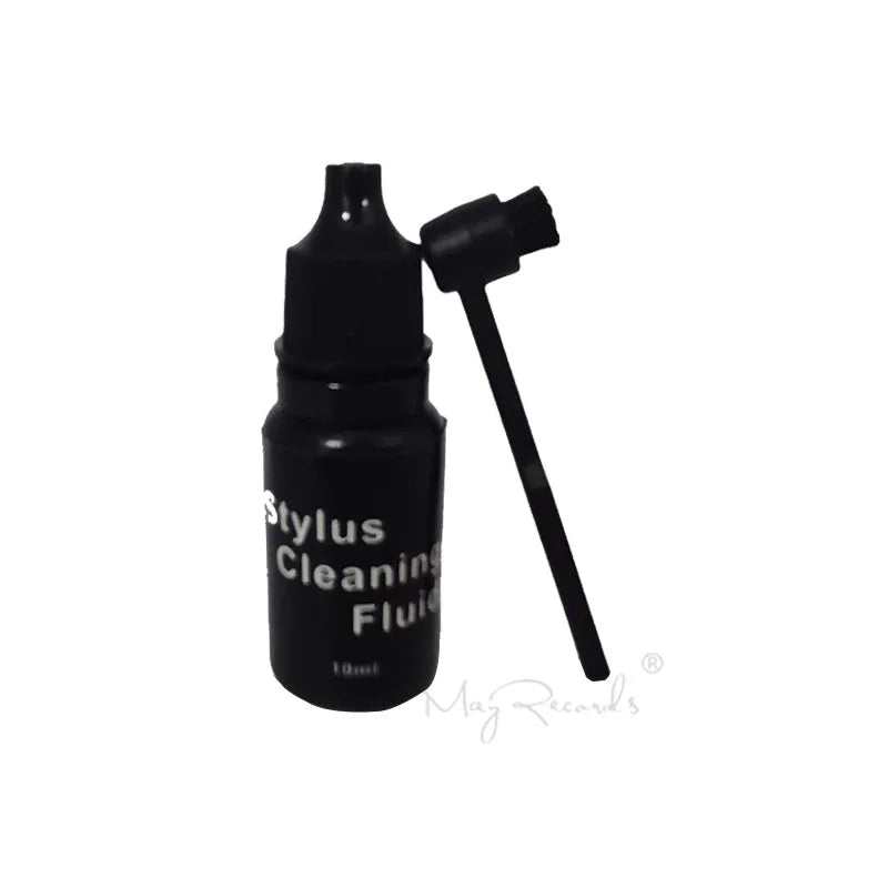 Stylus Brush & 10ml Needle Solution Cleaner – Carbon Fiber Brush Record Player Cleaning Kit