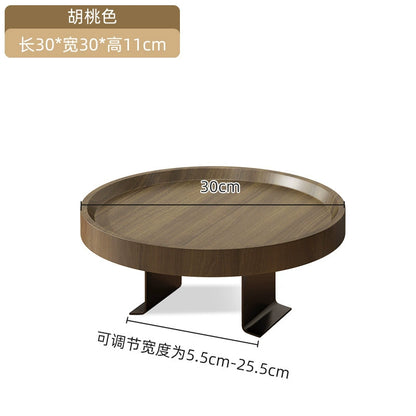 Stuck on Sofa Handrail Tray – Side Table with Feet, Tea Cup Holder & Small Apartment Coffee Table Gadget