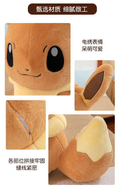 Pokemon Eevee Soft Hug Plush Doll – Vaporeon, Flareon, Jolteon Eeveelution Stuffed Toy Gift for Kids & Fans