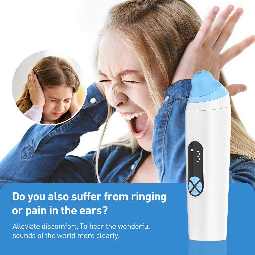 Ear Pressure Relief Device – Eustachian Tube Unblocker with 3-Speed Adjustment for Tinnitus, Ear Blockage, and Dizziness Relief