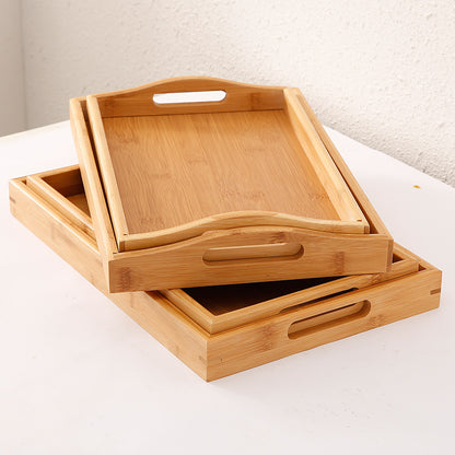 Rectangular Bamboo Tray – Household, Restaurant & Hotel Satchel Serving Tray