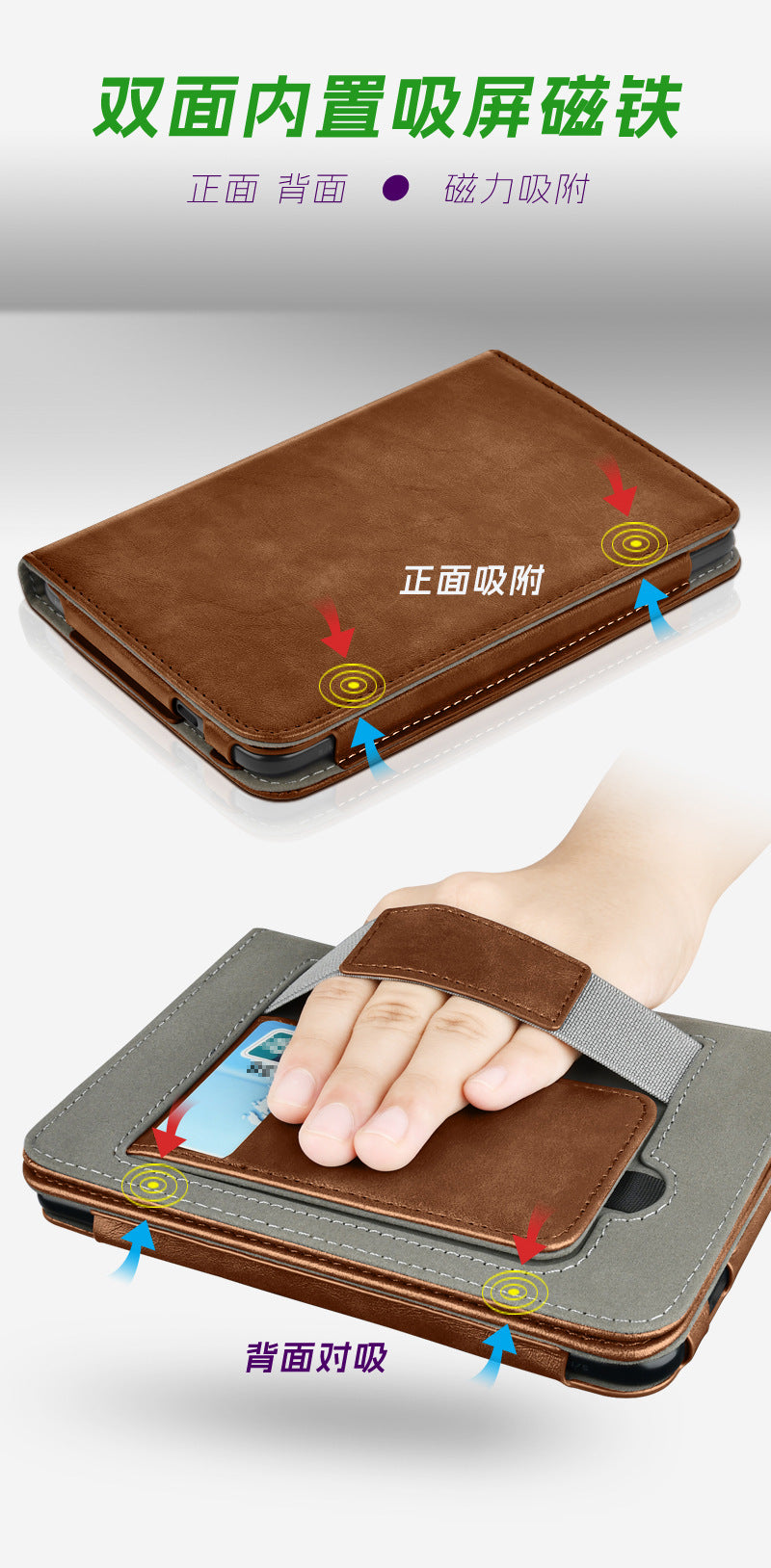 Kobo Clara Colour & Clara 2E 6" Case – Stand Cover with Card Slot Smart Shell for 2024 eReader