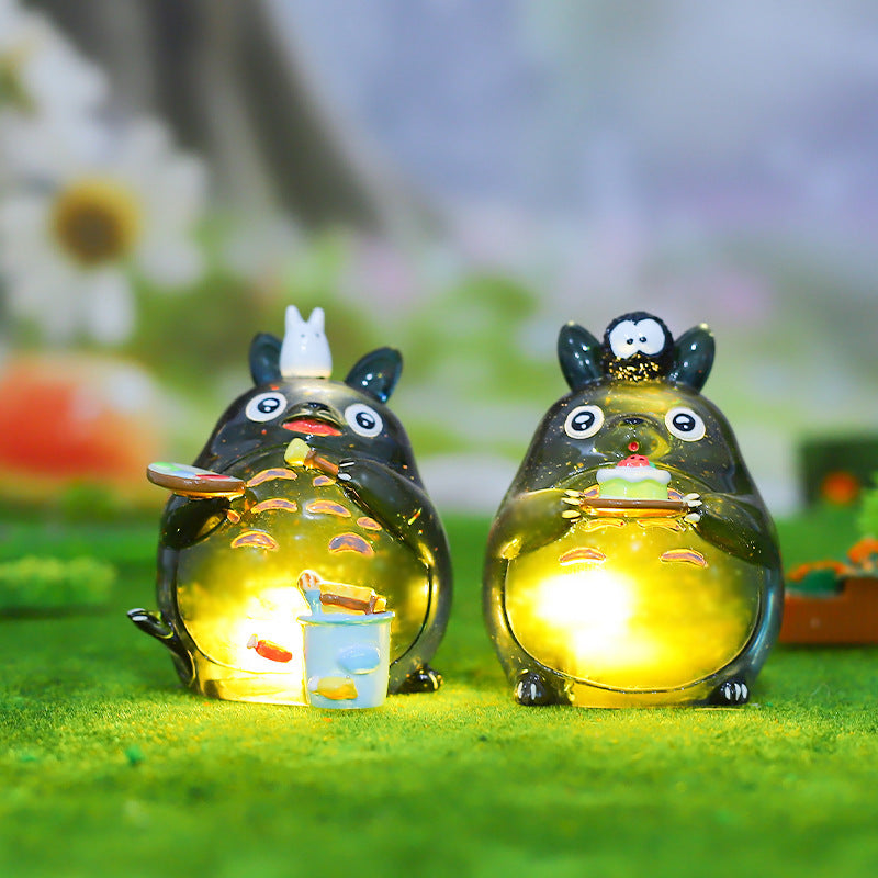 Hayao Miyazaki Forest Elf Crystal Ball Blind Box | Cute Luminous Desktop Ornament Toy