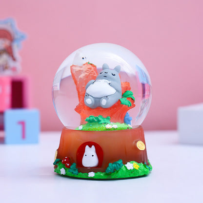Hayao Miyazaki Forest Elf Crystal Ball Blind Box | Cute Luminous Desktop Ornament Toy