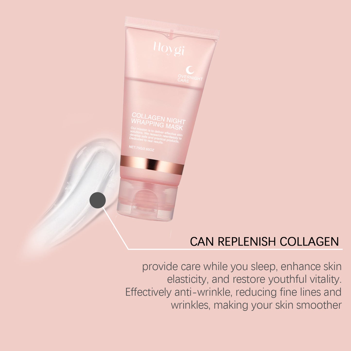 Overnight Collagen Peel-Off Mask Set – Night Mask for Deep Moisturizing