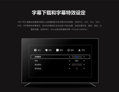 ZIDOO Z9X PRO 4K HDR Media Player — Android 11 TV Box, RTD1619BPD 64-bit Quad-Core, 4GB+32GB, VS10 Image Engine