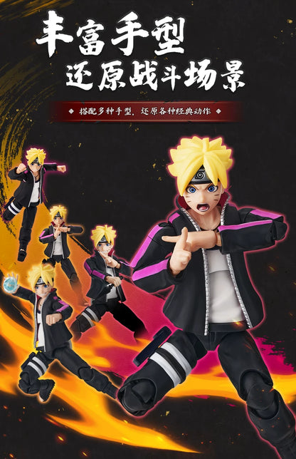 Blokees Naruto Action Figures — Uzumaki Boruto & Naruto Kurama Model Kits, Champion-Class Anime Toys & Collectible Gift Ornaments
