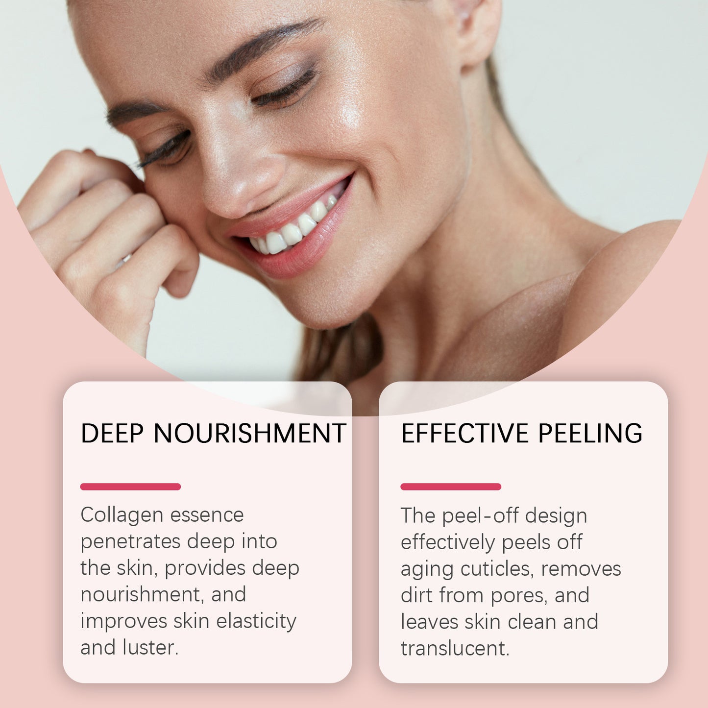 Overnight Collagen Peel-Off Mask Set – Night Mask for Deep Moisturizing