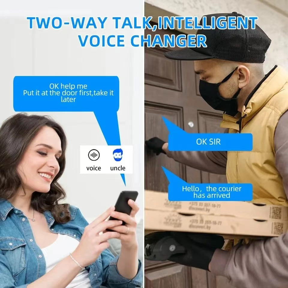 WiFi Video Doorbell — Wireless HD Camera, IR Alarm, Smart Home Intercom Security Doorbell