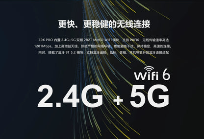 ZIDOO Z9X PRO 4K HDR Media Player — Android 11 TV Box, RTD1619BPD 64-bit Quad-Core, 4GB+32GB, VS10 Image Engine