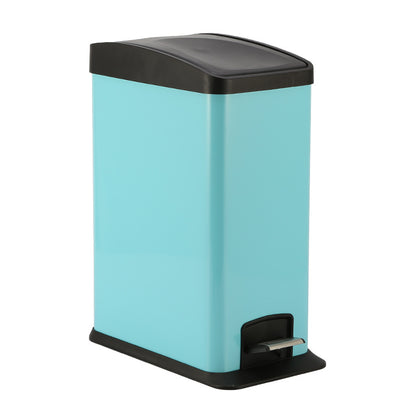 Stainless Steel Pedal Trash Can – Large Home & Living Room Trash Bin with Lid, Nordic Style Bathroom Waste Bin