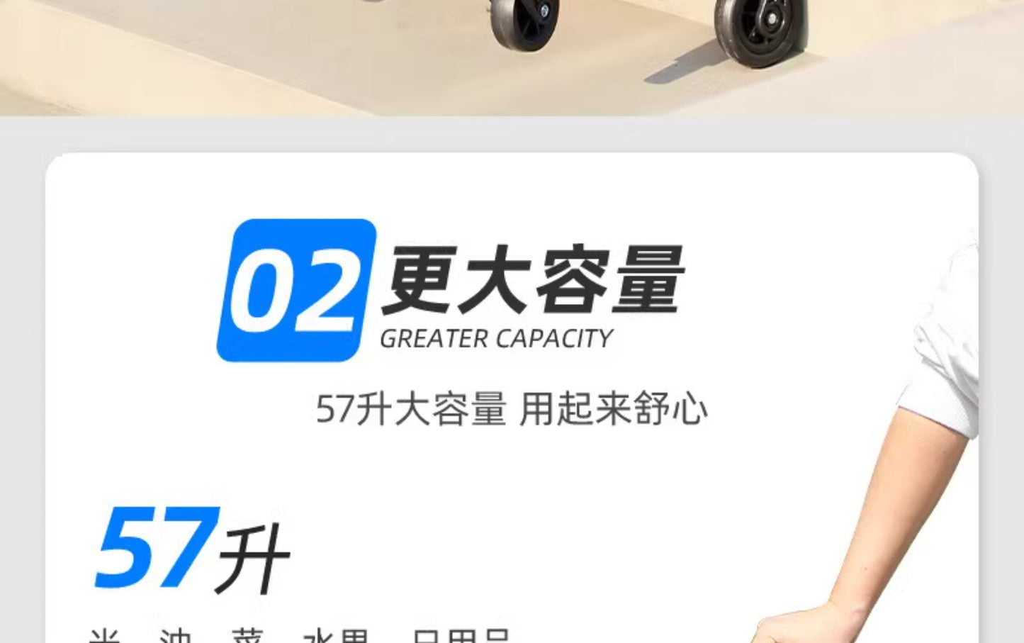 Foldable Internet Celebrity Shopping Trolley – Portable Hand-Pushed Luggage Cart for Home & Supermarkets
