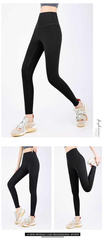 Maxrun Plus Size High Waist Workout Pants – Hip Lifting and Belly Control Fitness Leggings