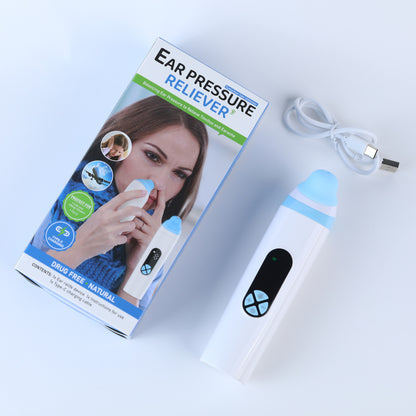 Ear Pressure Relief Device – Eustachian Tube Unblocker with 3-Speed Adjustment for Tinnitus, Ear Blockage, and Dizziness Relief
