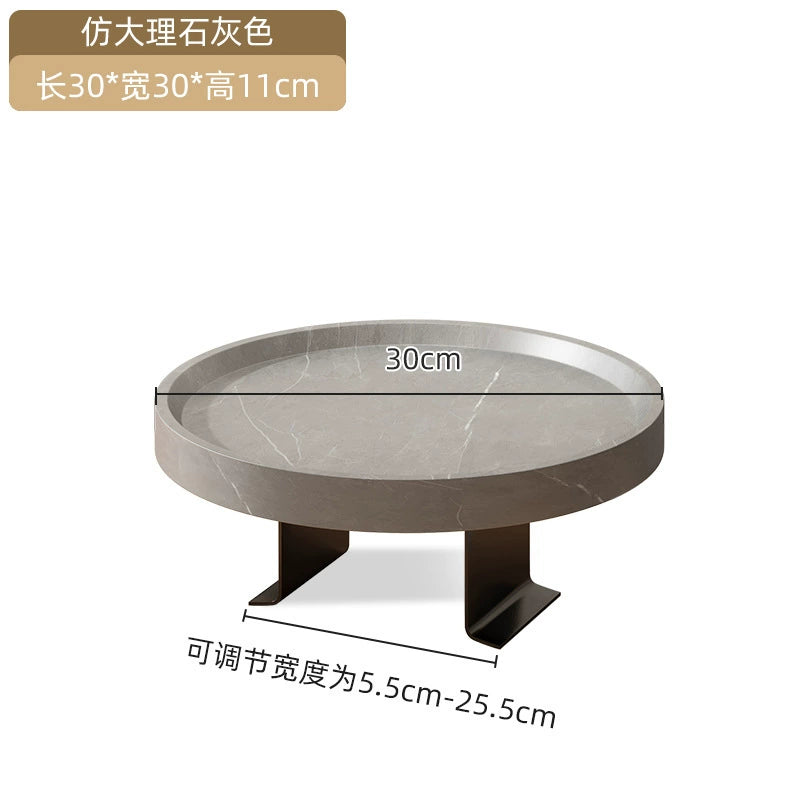 Stuck on Sofa Handrail Tray – Side Table with Feet, Tea Cup Holder & Small Apartment Coffee Table Gadget