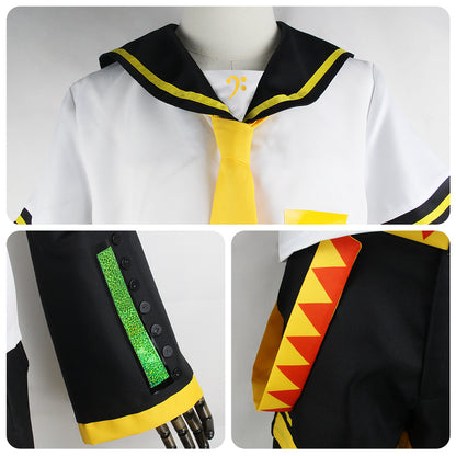 Anime Rin & Len Cosplay Costume — Kagamine JK Uniform for Halloween, Comic Con & Cosplay Outfits