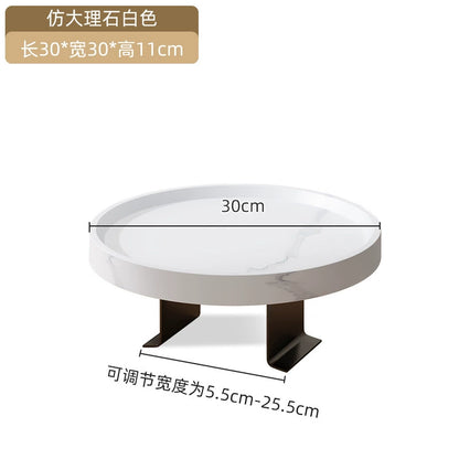 Stuck on Sofa Handrail Tray – Side Table with Feet, Tea Cup Holder & Small Apartment Coffee Table Gadget