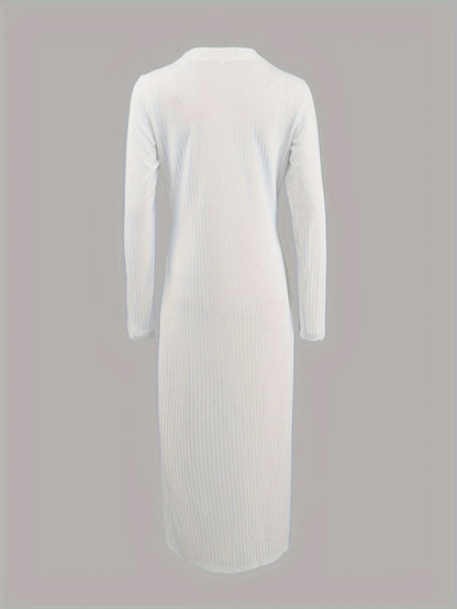 2023 Fashion Women's Button Long Striped Coat – Thin Open Dress for a Stylish Look