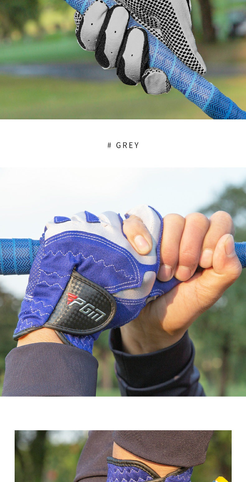 PGM Professional Golf Gloves – Breathable Microfiber, Non-Slip, Perfect for Club Swing & Putting Training