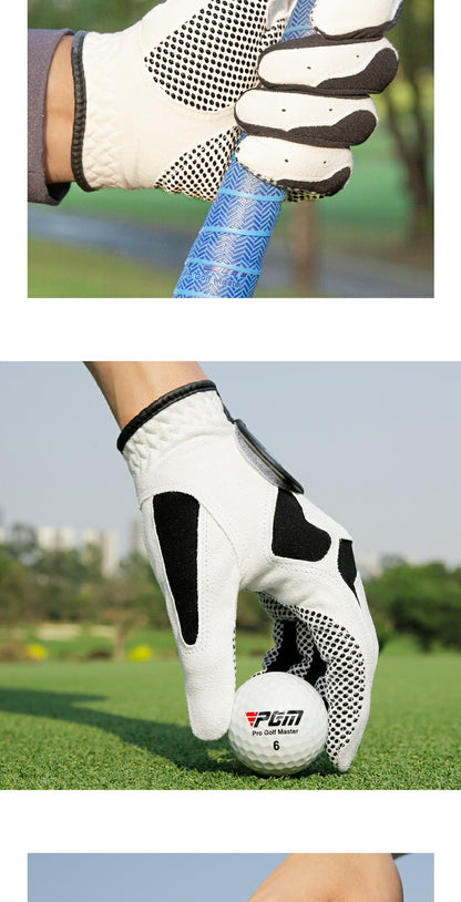 PGM Professional Golf Gloves – Breathable Microfiber, Non-Slip, Perfect for Club Swing & Putting Training