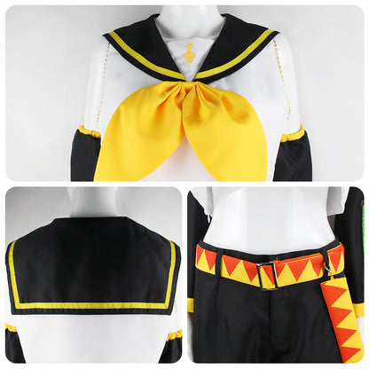 Anime Rin & Len Cosplay Costume — Kagamine JK Uniform for Halloween, Comic Con & Cosplay Outfits