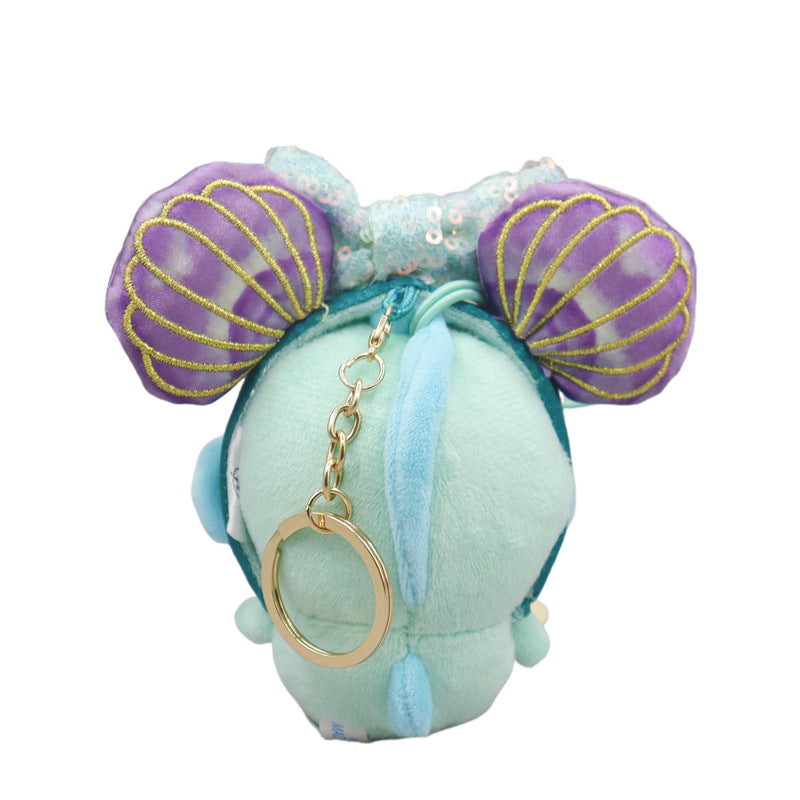 Labubu Sitting Party Plush Headband – Kawaii Hair Band Toy Decoration & Gift with Labubu2 Clothes   1/2