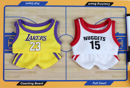 17cm Mini Plush Doll Clothing - Basketball Player Outfit for Idol Dolls & Accessories