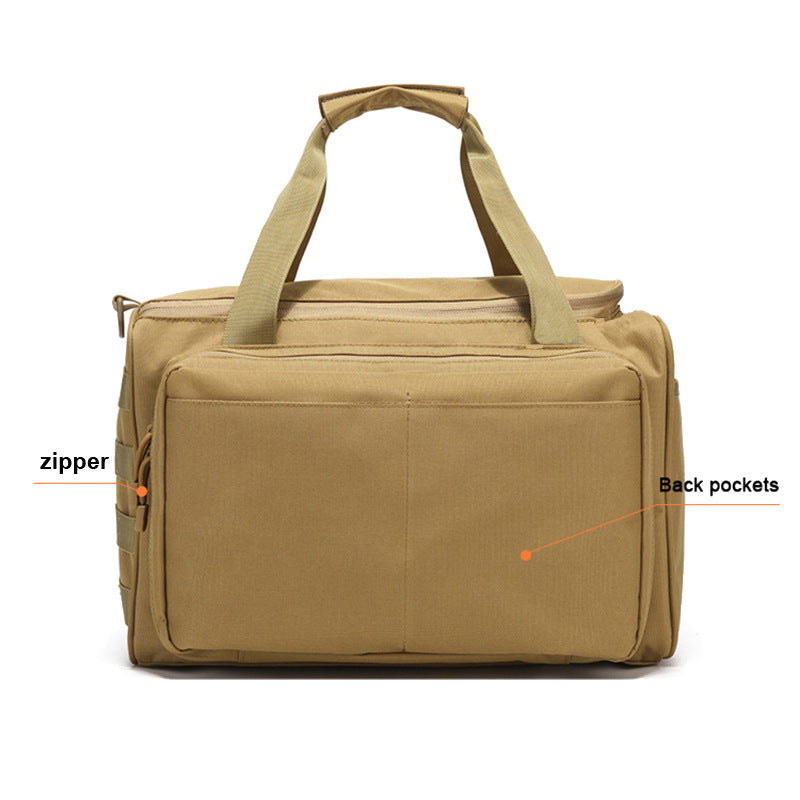 Range Bag – Outdoor Hunting & Shooting Training Molle Gun Bag, Large Capacity Handbag for Climbing, Hiking & Camping