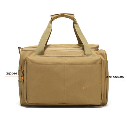 Range Bag – Outdoor Hunting & Shooting Training Molle Gun Bag, Large Capacity Handbag for Climbing, Hiking & Camping