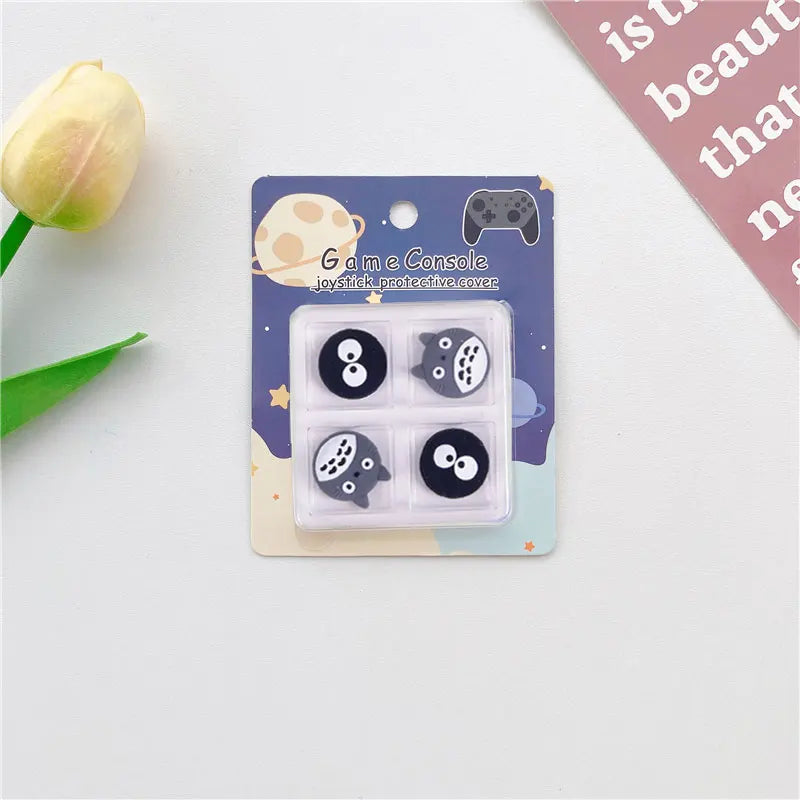 Thumb Stick Grip Caps for PS5, PS4, PS3, Xbox & Switch Pro Controllers – Soft Silicone Joystick Protector Covers