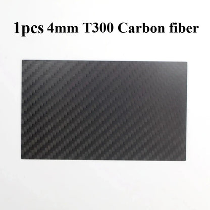 Real Carbon Fiber Plate 125×75mm - High-Strength Composite Sheet for Drone DIY Projects, 0.5–5mm Thickness