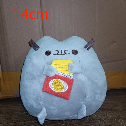 Cute Simulated Cat Plush Doll - Soft Anime Cat Stuffed Toy for Tabletop, Bedroom, and Home Decor, Kids’ Gift